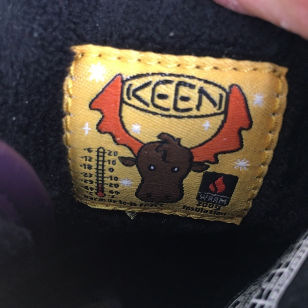 Keen Girls Purple Puffrider Keen-Dry Waterproof Insulated Winter Snow Boots Sz10 - Picture 9 of 12